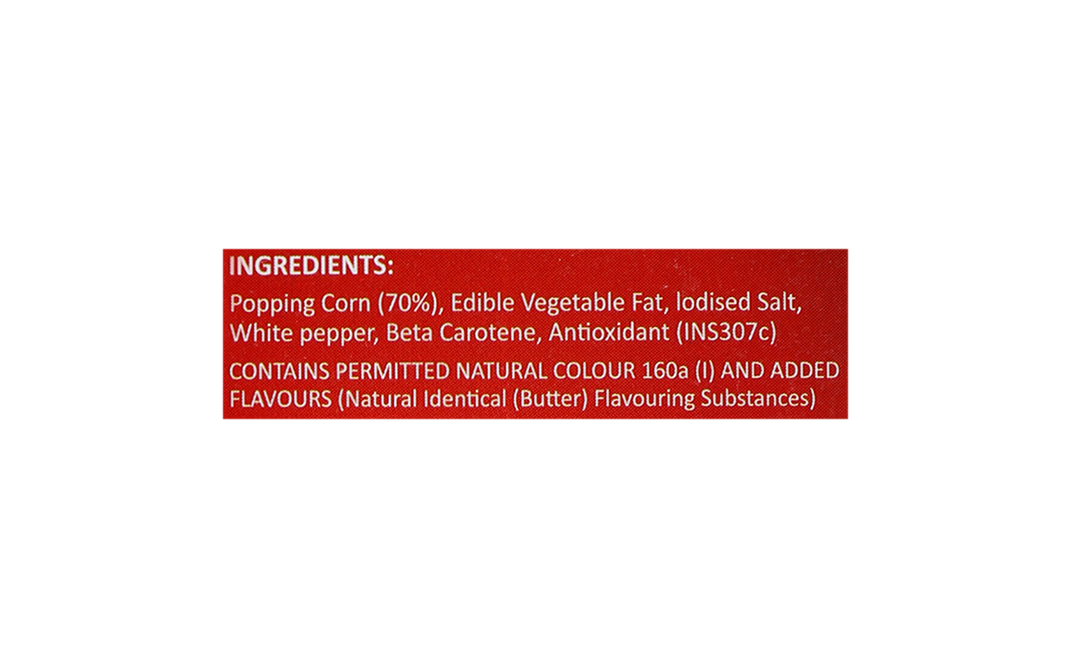 PopEat Microwave Popcorn Butter Pepper   Pack  180 grams